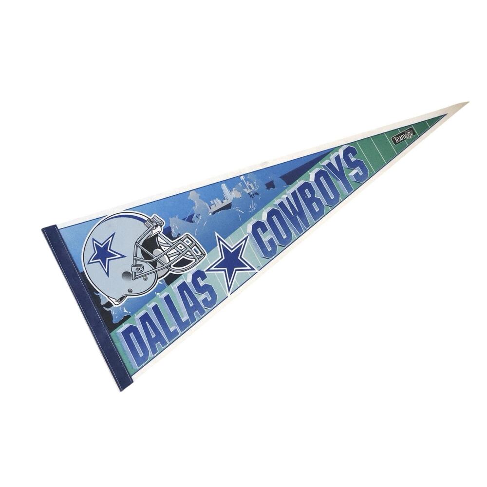 Vintage Team NFL Dallas Cowboys Felt Pennant Sports Football